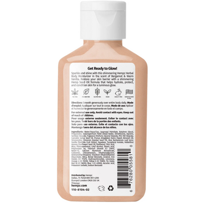 Hempz Mini Glow Better Herbal Body Moisturiser 66ml