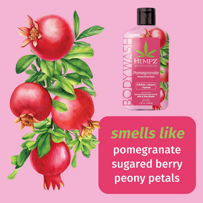 Hempz Pomegranate Herbal Body Wash 500ml