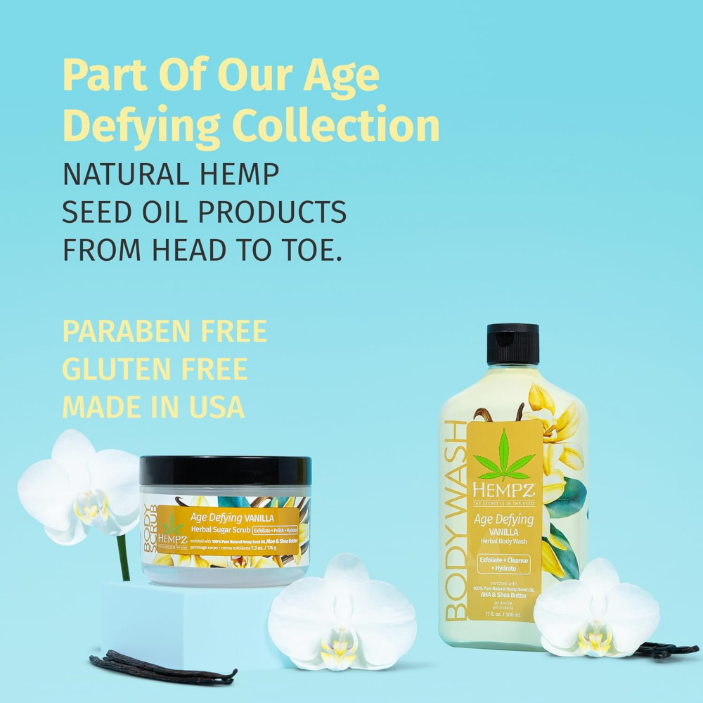 Hempz Age Defying Vanilla Sugar Scrub 215ml