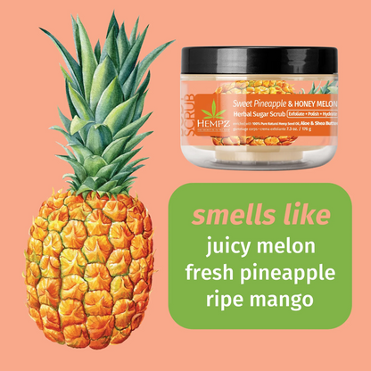 Hempz Sweet Pineapple & Honey Melon Sugar Scrub 215ml