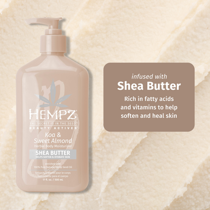 Hempz Koa & Sweet Almond Body Moisturiser 500ml