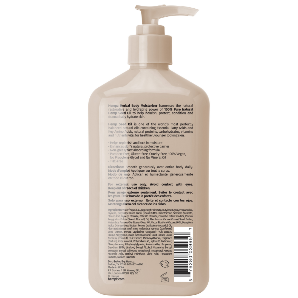 Hempz Koa & Sweet Almond Body Moisturiser 500ml
