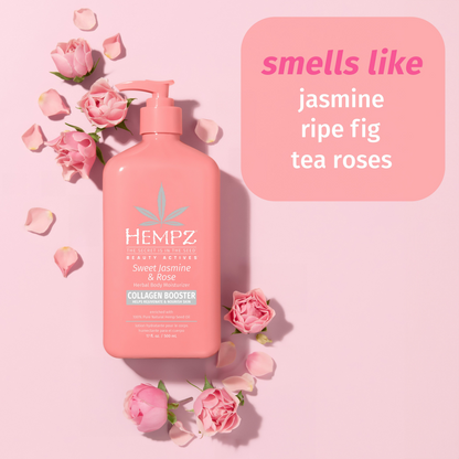 Hempz Sweet Jasmine & Rose Herbal Body Moisturiser 500ml