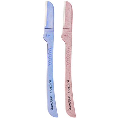 Hollywood Browzer Duo Browzer Hair Removal & Dermaplaning Tool Amethyst + Citrine
