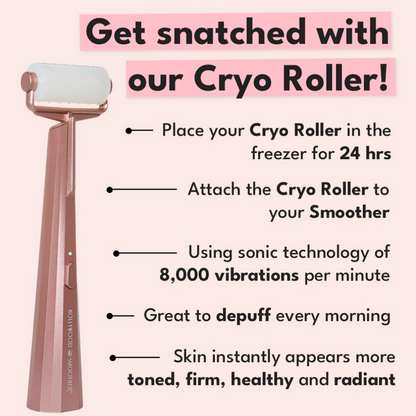 Hollywood Browzer Smoother Sonic Dermaplaner Cryo Roller Attachment