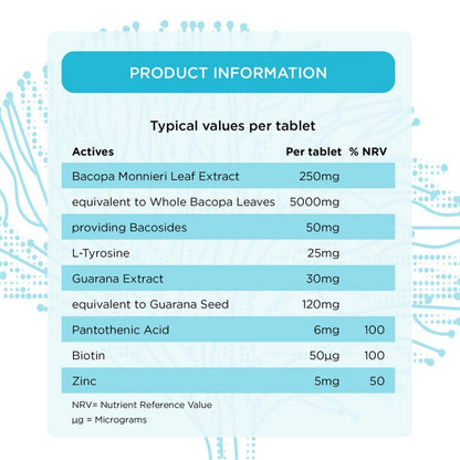 Healthspan Memory Support Nootropic Complex 60 Capsules