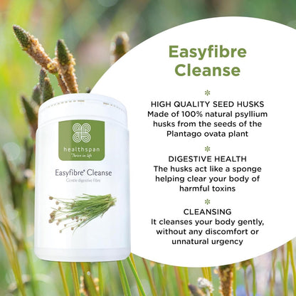 Healthspan Easyfibre Cleanse Gentle Digestive Fibre Supplement 300g