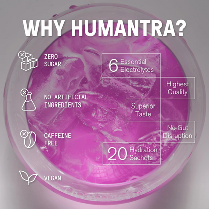 Humantra Lychee Electrolyte Powder Hydrating Supplement x20