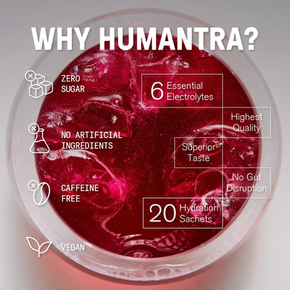 Humantra Elderberry Electrolyte Powder Hydrating Supplement x20