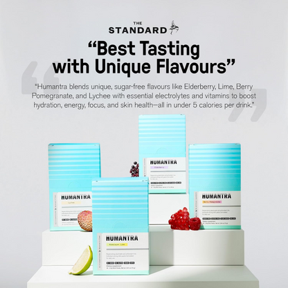 Humantra Berry Pomegranate Electrolyte Powder Hydrating Supplement x20