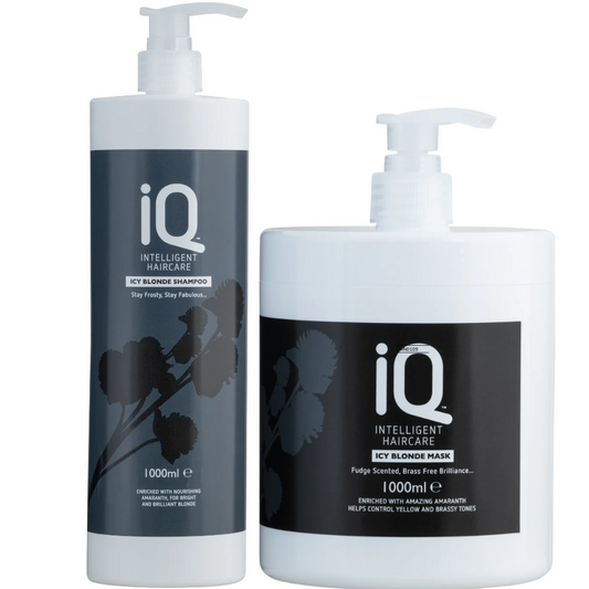 IQ Intelligent Haircare Icy Blonde Shampoo & Mask Twin 2 x 1000ml
