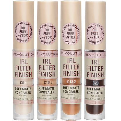 Makeup Revolution IRL Filter Finish Soft Matte Concealer 6g