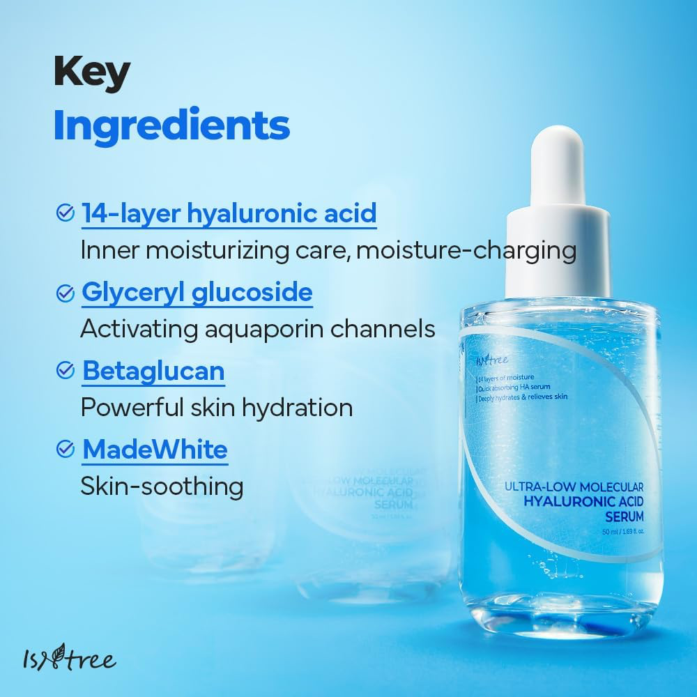 Isntree Ultra Low Molecular Hyaluronic Acid Serum 50ml