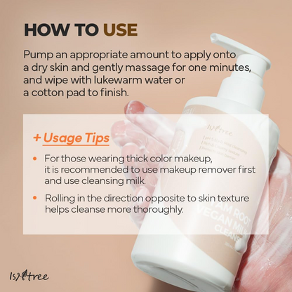 Isntree Yam Root Vegan Milk Cleanser 220ml