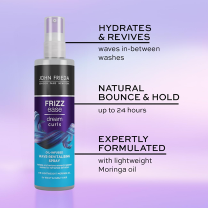 John Frieda Frizz Ease Dream Curls Oil Infused Wave-Revitalising Spray 150ml