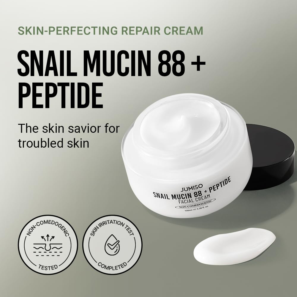 Jumiso Snail Mucin 88 + Peptide Facial Cream 100ml