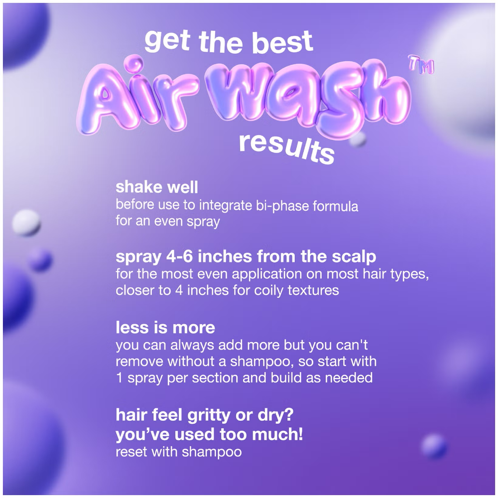 K18 Biomimetic Hairscience AirWash Dry Shampoo 118ml