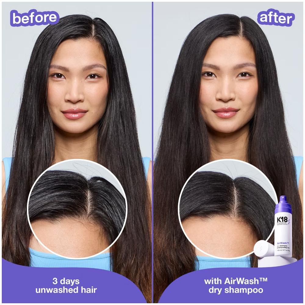 K18 Biomimetic Hairscience AirWash Dry Shampoo 118ml