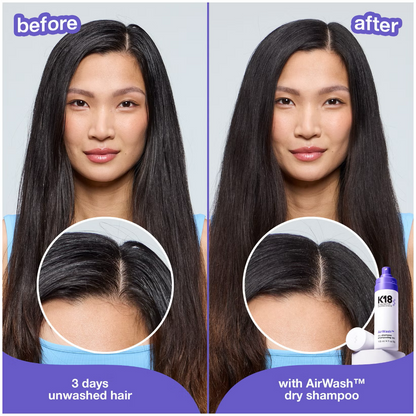 K18 Biomimetic Hairscience AirWash Dry Shampoo 118ml