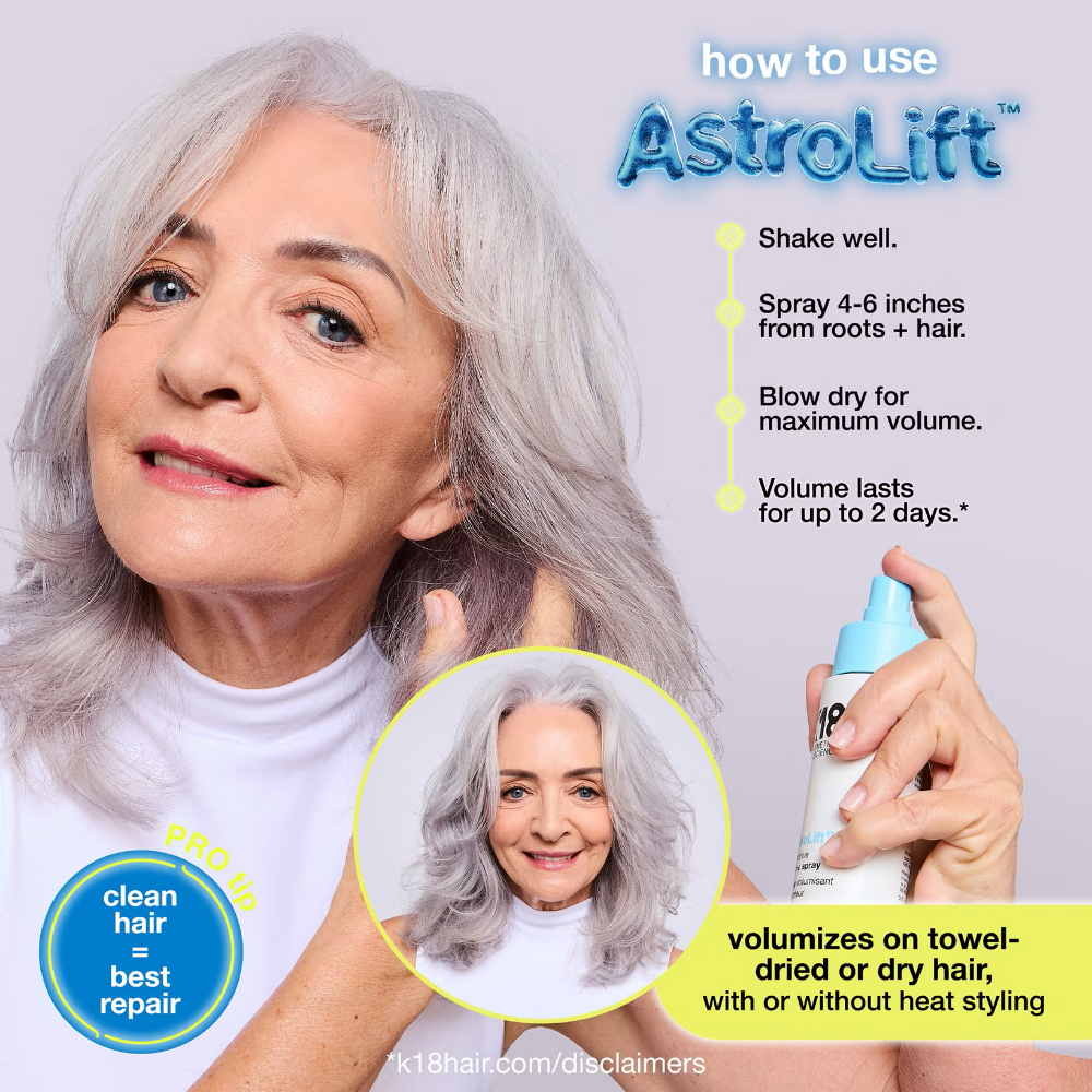 K18 Biomimetic Hairscience AstroLift Reparative Volume Spray 118ml