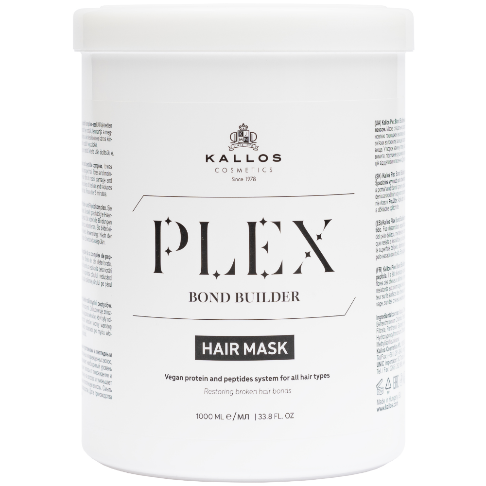 Kallos Cosmetics Plex Bond Builder Hair Mask 1000ml