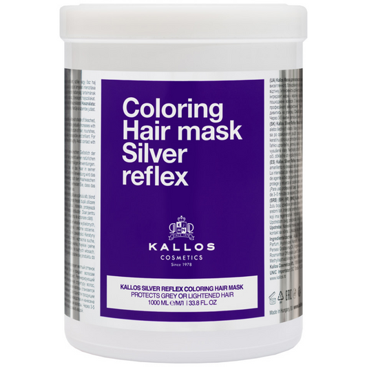 Kallos Cosmetics Colouring Silver Reflex Hair Mask 1000ml