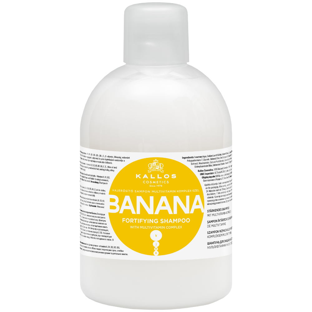 Kallos Cosmetics Banana Fortifying Multivitamin Shampoo 1000ml