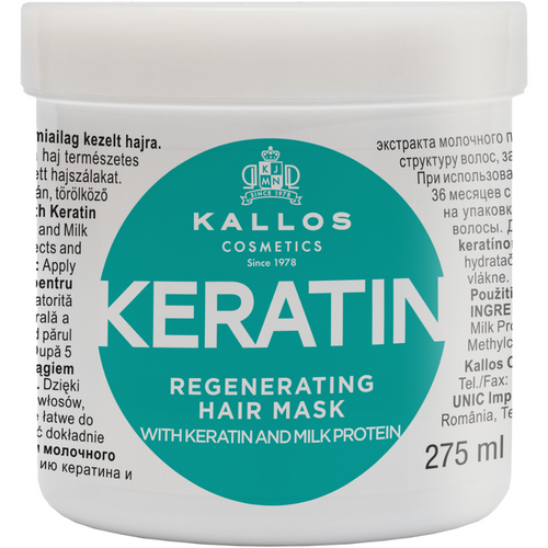 Kallos Cosmetics Keratin Regenerating Hair Mask 275ml