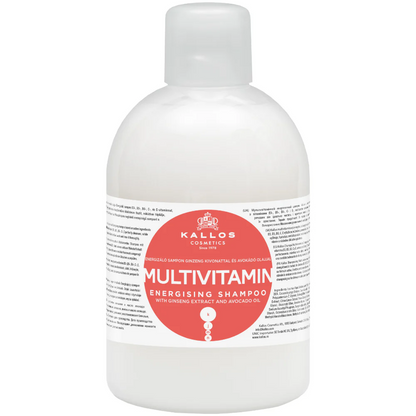 Kallos Cosmetics Multivitamin Energising Shampoo & Hair Mask Twin 2 x 1000ml