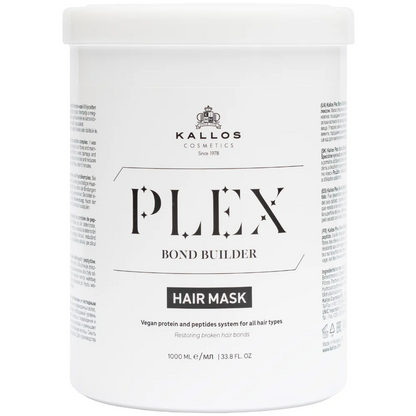 Kallos Cosmetics Plex Bond Builder Shampoo & Hair Mask Twin 2 x 1000ml