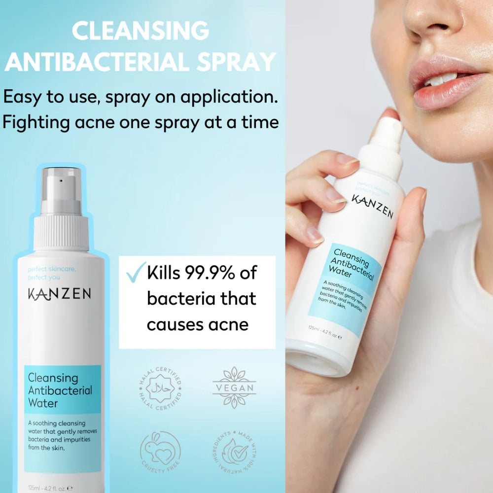 Kanzen Anti-Bacterial Cleansing Water 125ml
