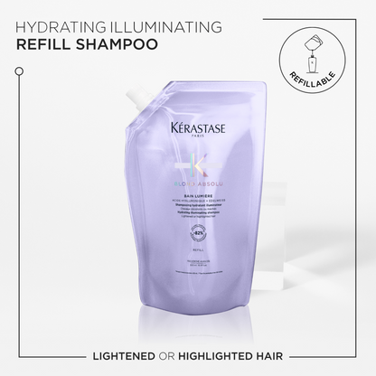 Kérastase Blond Absolu Bain Lumiere Hydrating Illuminating Shampoo Refill Pouch 500ml