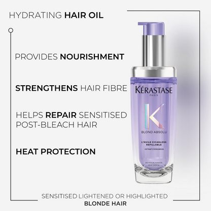 Kérastase Blond Absolu L'Huile Cicagloss Hydrating Hair Oil Refillable Bottle 75ml