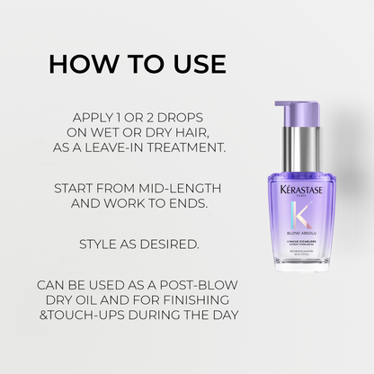 Kérastase Blond Absolu L'Huile Cicagloss Hydrating Hair Oil 30ml