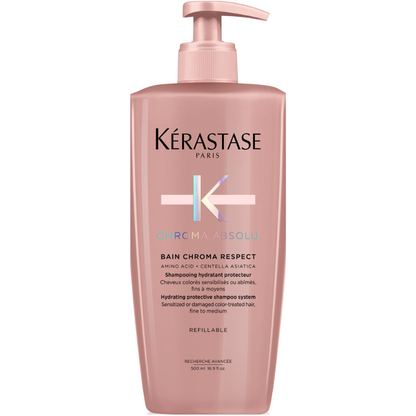 Kérastase Chroma Absolu Bain Chroma Respect Protective Shampoo Refillable Bottle 500ml