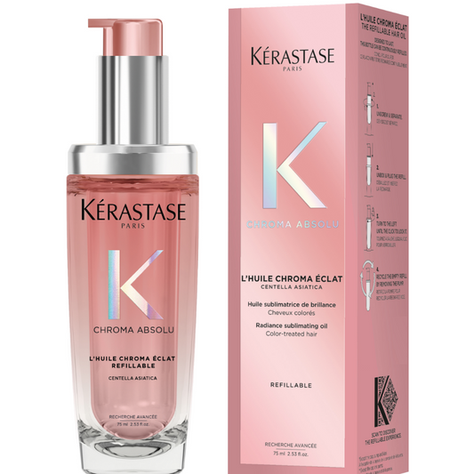 Kérastase Chroma Absolu L'Huile Chroma Eclat Radiance Sublimating Hair Oil Refillable Bottle 75ml