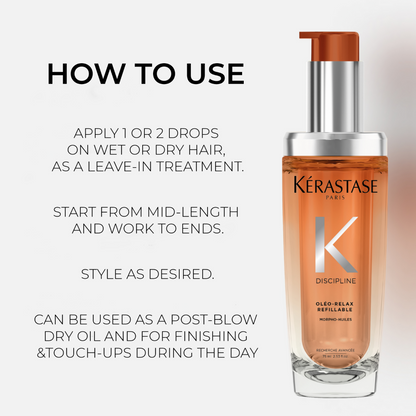 Kérastase Discipline Oleo-Relax Hair Oil Refill Capsule 75ml