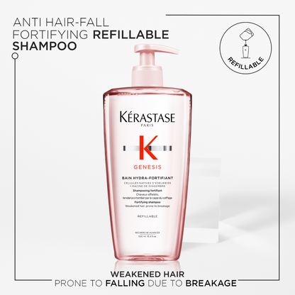 Kérastase Genesis Bain Hydra-Fortifiant Anti Hair-Loss Shampoo Refill Bottle 500ml