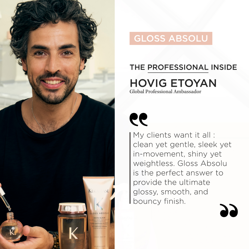 Kérastase Gloss Absolu Bain Hydra-Glaze Hydra-Illuminating Shampoo Refillable Bottle 500ml