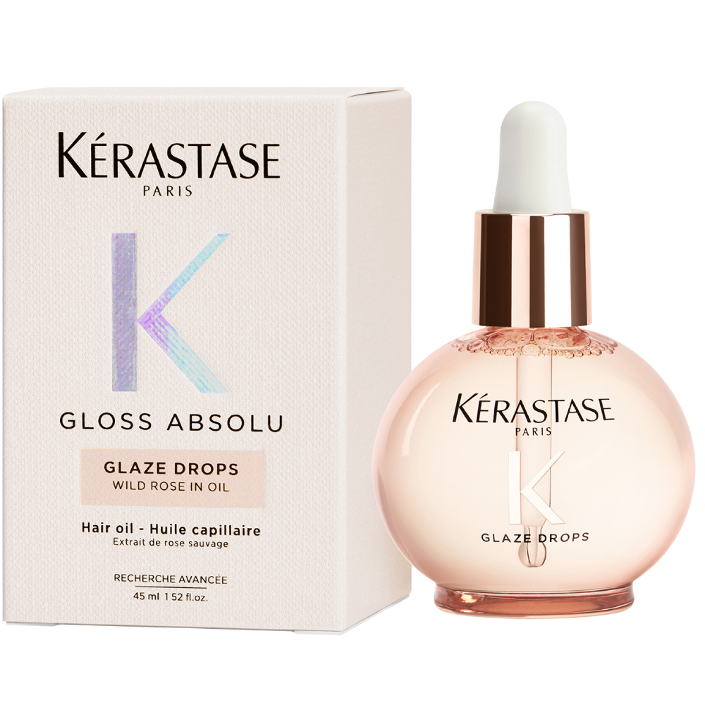Kérastase Gloss Absolu Glaze Drops Hair Oil with Wild Rose 45ml
