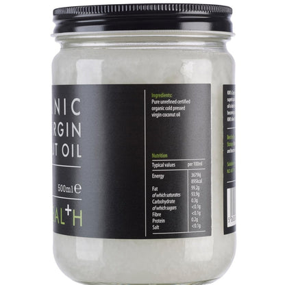 Kiki Health 100% Raw Organic Virgin Coconut Oil 500ml