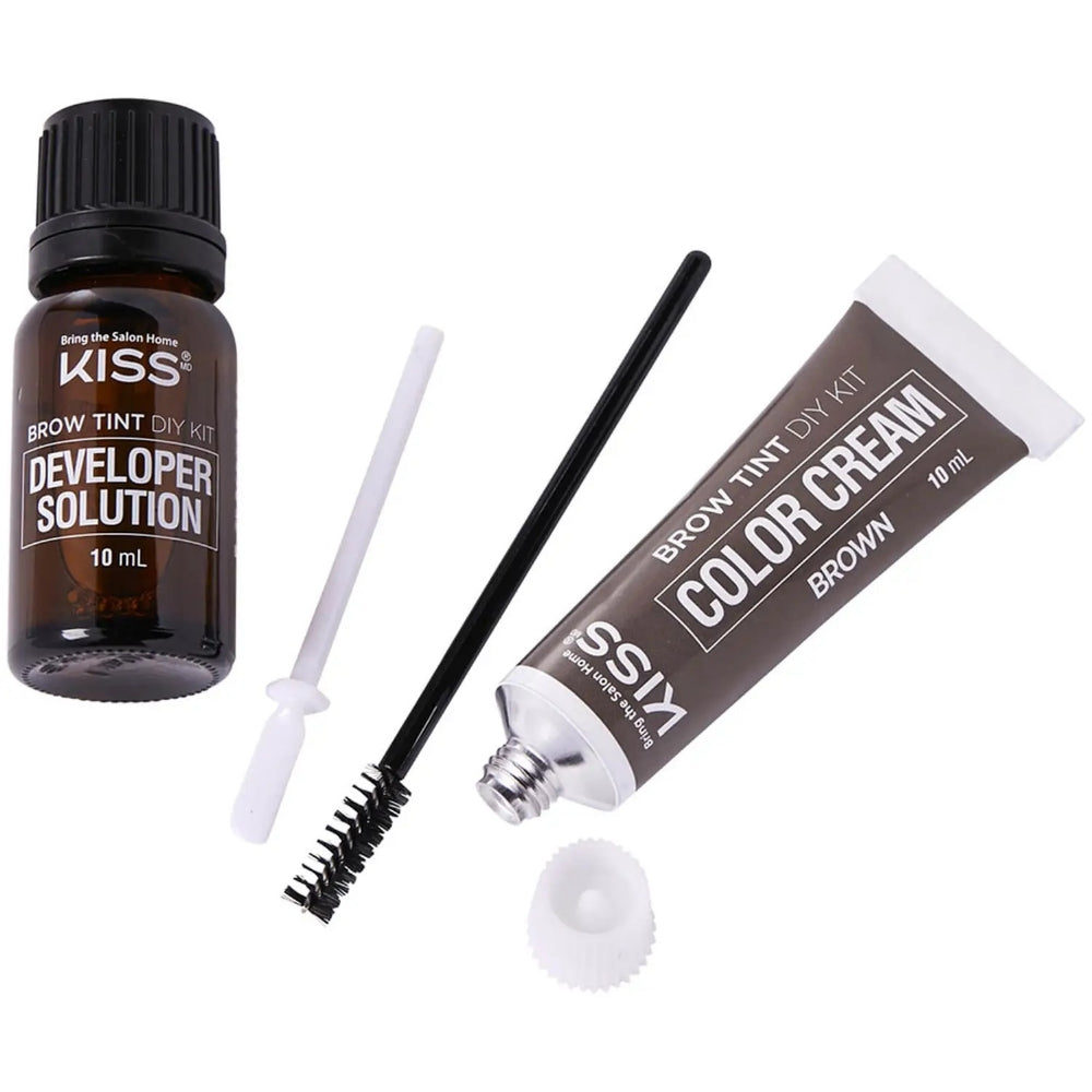 Kiss Biotin-Infused Custom Colour Brow Tint DIY Kit Brown
