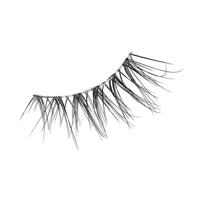 Kiss The New Natural 01 Glowy Skin Half Strip Lashes Black