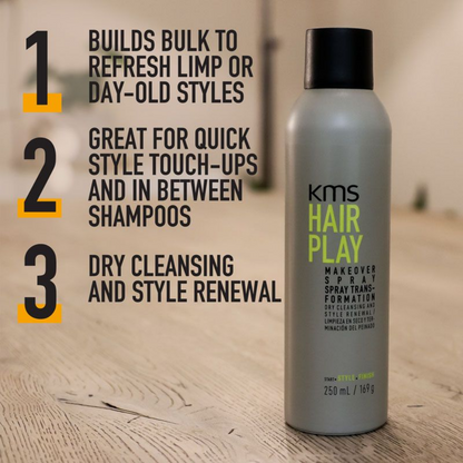 KMS Hair Play Makeover Spray 190g