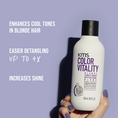 KMS Colour Vitality Blonde Anti-Brass Conditioner 250ml