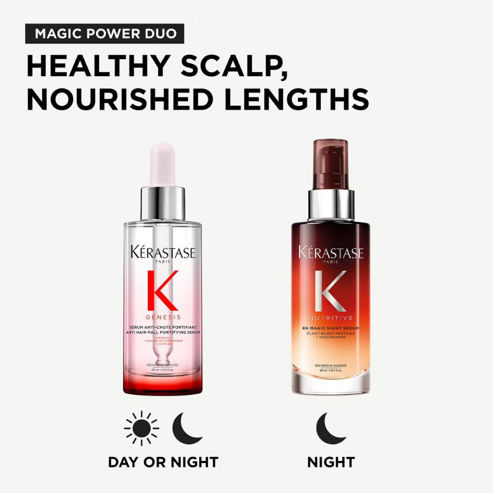 Kérastase Serums Moment Genesis Anti-Hair Loss Serum & Nutritive 8H Magic Night Serum Duo 2 x 90ml