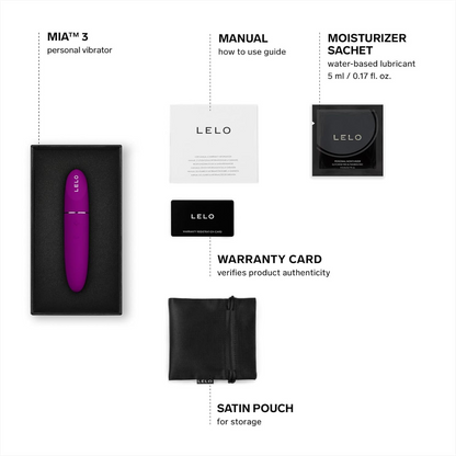 LELO Mia 3 Personal Vibrator Deep Rose