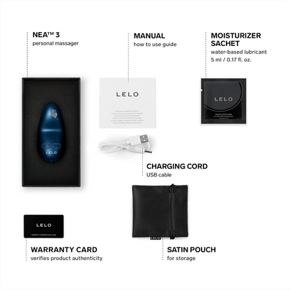 LELO Nea 3 Personal Massager Alien Blue