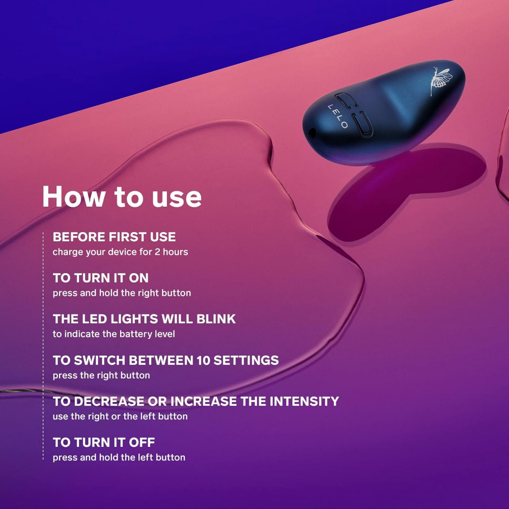 LELO Nea 3 Personal Massager Alien Blue