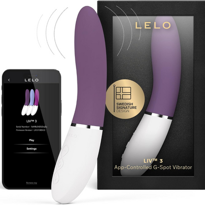 LELO Liv 3 App-Controlled G-Spot Vibrator Plum